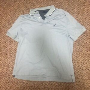 Nautica Men’s XL grey polo collared shirt